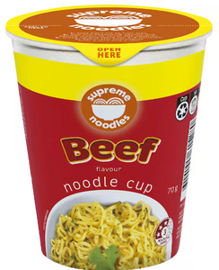 Supreme Instant Noodles Beef Cup 70g