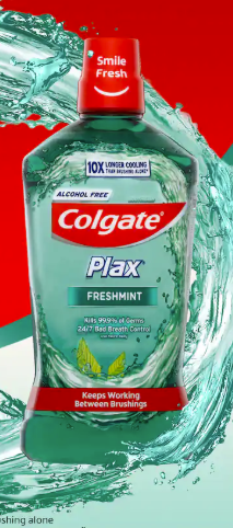 Colgate Plax Antibacterial M/Wash Mint 250ml