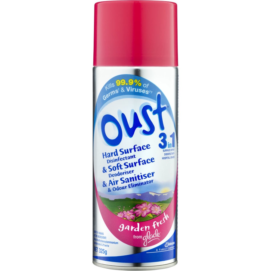 Oust 3N1 Aerosol Garden Fresh