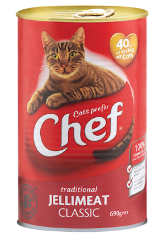 Chef Classic Jellimeat Cat Food 690g