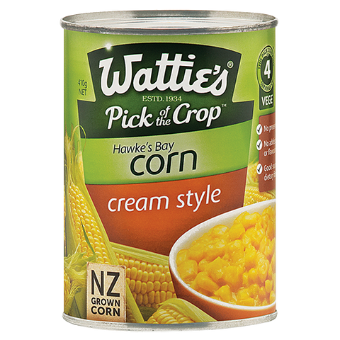 Watties Corn Cream Style 410g