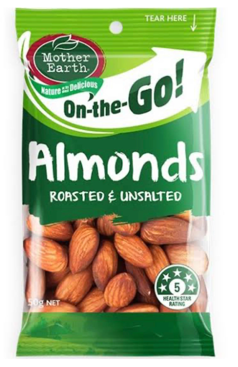 Mother Earth Almonds 50gm