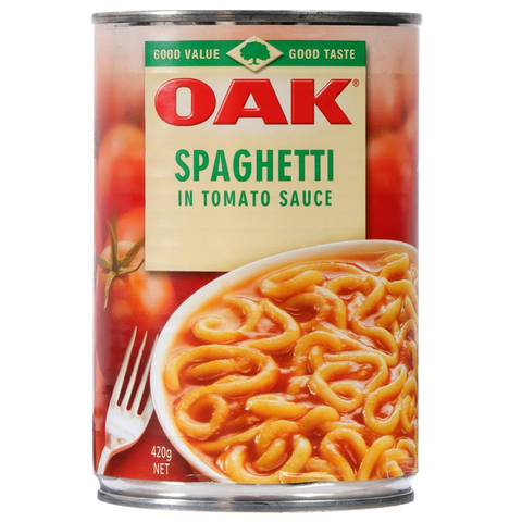 Oak Spaghetti in Tomato Sauce 420g